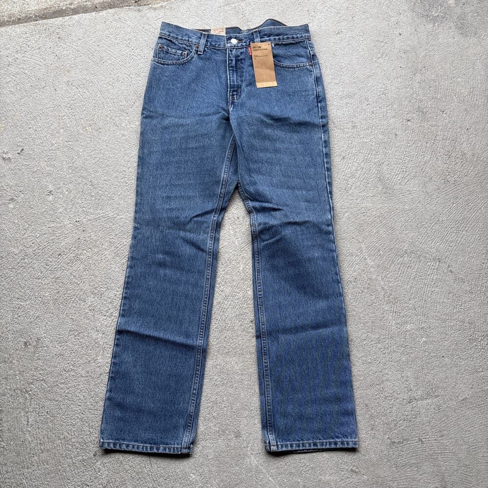 Deadstock Vintage Levi's 505 Juniors Denim Jeans Straight 11 m Medium Wash 90s